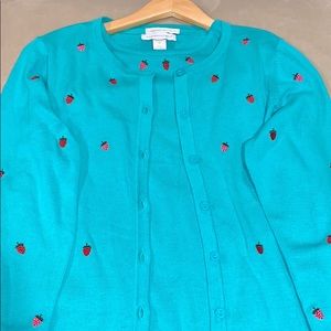 Christopher and Banks Strawberry Twin Set Tank